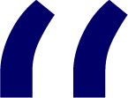Blue Open Quote symbol